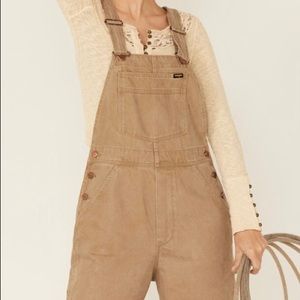 Women’s wrangler overalls.